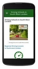 Mobile Friendly Driving School in Brixton